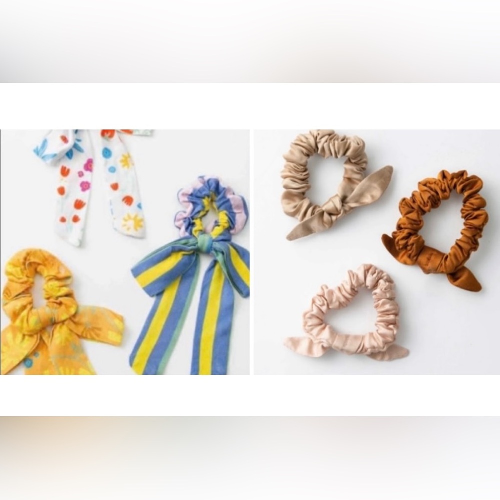 NWT Noonday Collections Scrunchies - 2 Sets